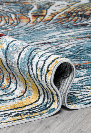 LYCRA EJ81A L.GREY D.BLUE 5 carpet-room
